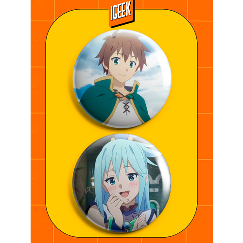 Набор магнитов Этот замечательный мир аниме 58мм