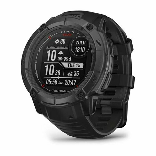 Умные Часы Garmin Instinct 2X Solar тактический черный 6281700₽