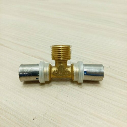 Пресс тройник 16х12 нр х16 Hydrosta комбинированный наружная резьба профиль TH пресс клещей 449₽