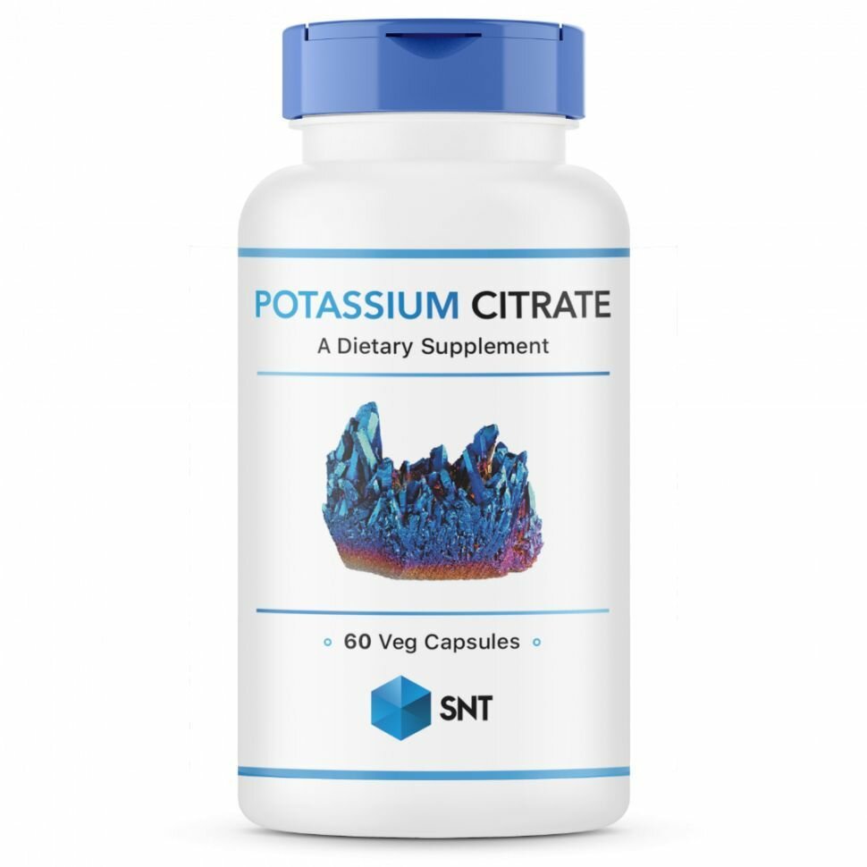 SNT Potassium Citrate потассиум цитрат 560мг, 60 капсул