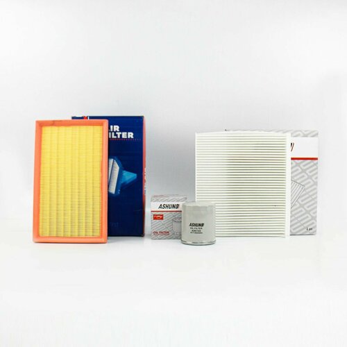 Комплект фильтров для ТО ASHUNO салонныйвоздушныймасляный Haval Jolion Хавал Джулион 15л 1109104XGW02A 1795₽