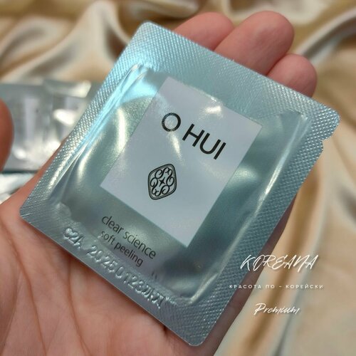 O HUI Пилинг - скатка для лица с экстрактом морских водорослей корейский люкс 10шт1мл Ohui Clear Science Soft Peeling 835₽