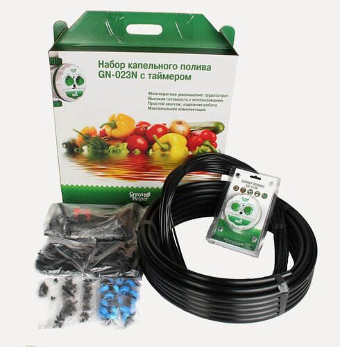 Изображение товара Набор капельного полива c таймером 64 растений Green Helper GN-023N