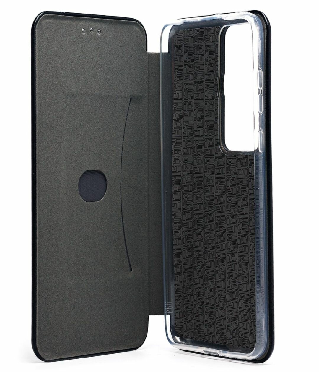 Huawei P60 PRO / P60 черный чехол-книжка для Хуавей П60 про