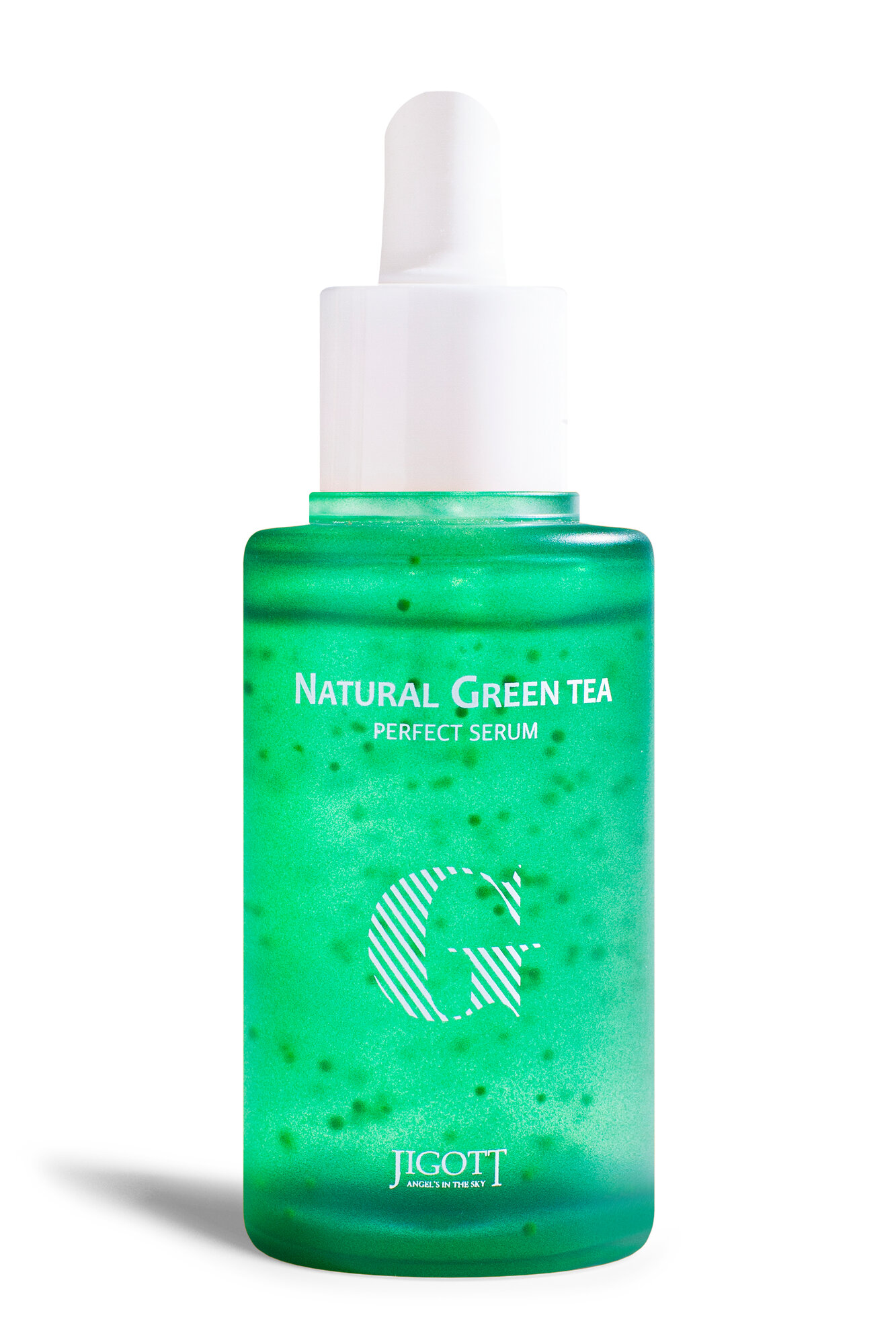 Jigott Увлажняющая сыворотка для лица с зеленым чаем 50 мл Natural Green Tea Perfect Serum