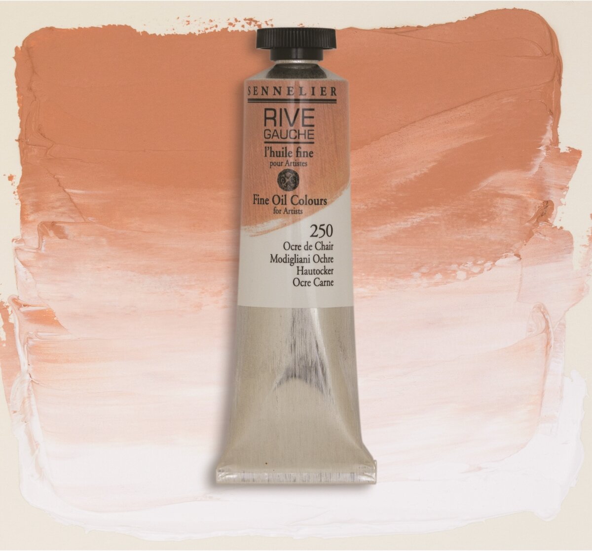 Краска масляная «Rive Gauche» Sennelier, охра телесная, цв.№250, туба 40 мл