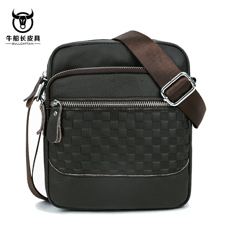 фото Сумка-мессенджер, мужская, на одно плечо, из воловьей кожи
