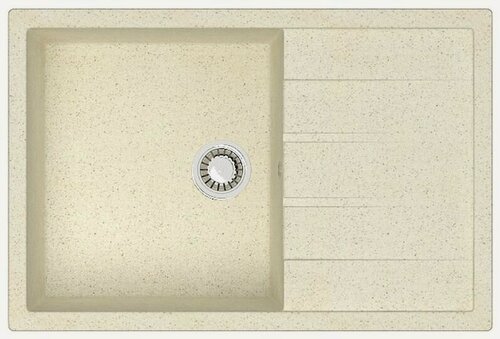 Изображение товара Кухонная мойка Azario Vision 75х50,5х21,8 искусственный мрамор, бежевый CS00078338