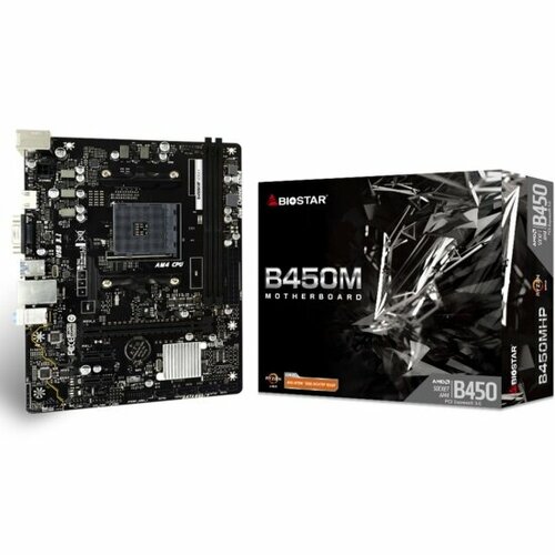 Материнская плата Biostar B450MHP AM4 mATX 7938₽