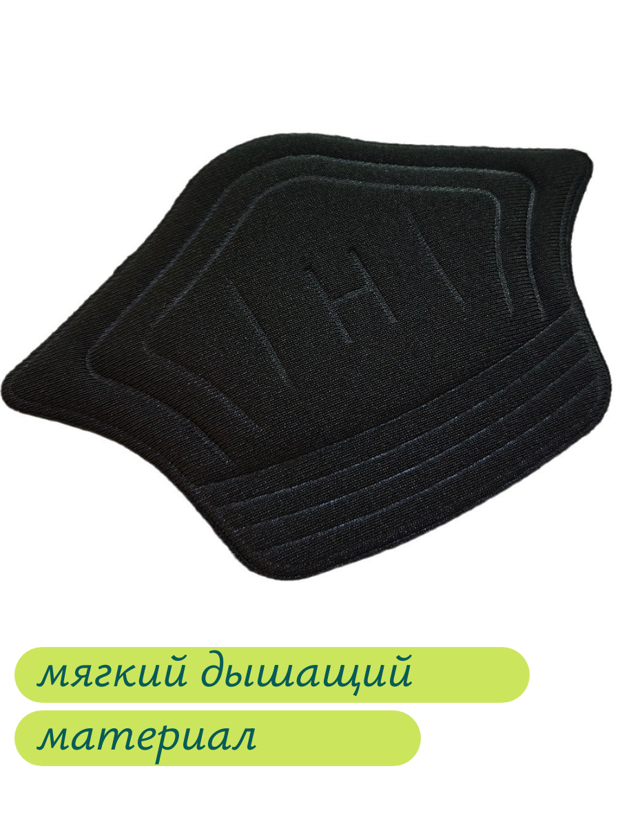Изображение Пяткоудерживатели для обуви напяточник от натирания 2 пары, черный
