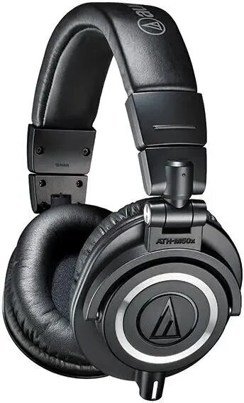 Наушники Audio-Technica ATH-M50X, 3.5 мм, мониторные, черный [15117007]