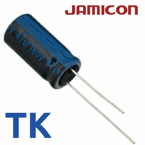 47мкФ 160В / TK / 10x21 / 105 С / конденсатор электролитический (10шт)