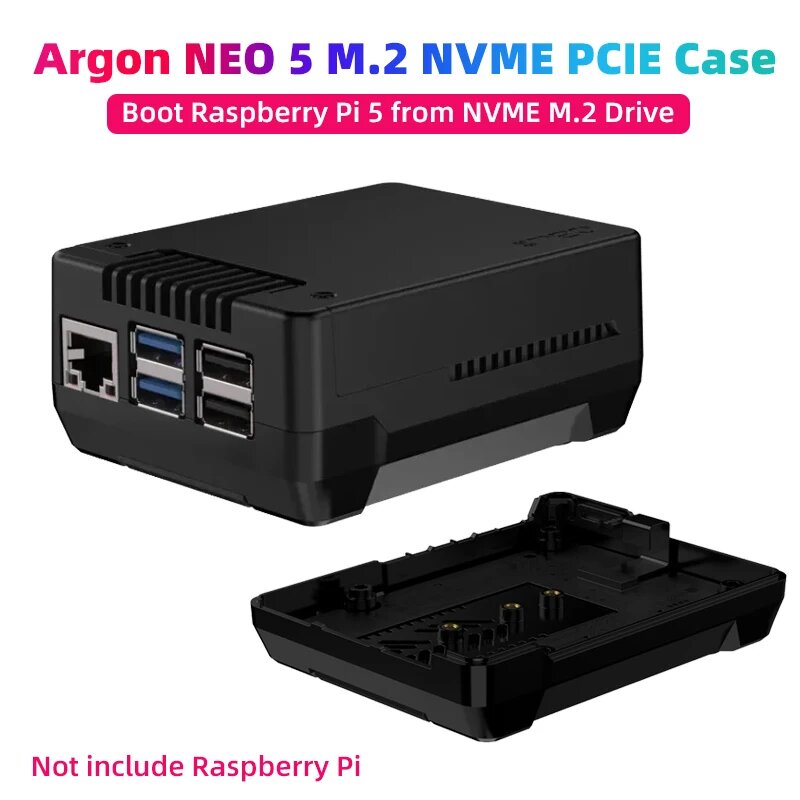 Argon Case-5 M2 NVME SSD Case for Raspberry Pi 5 — фото 1