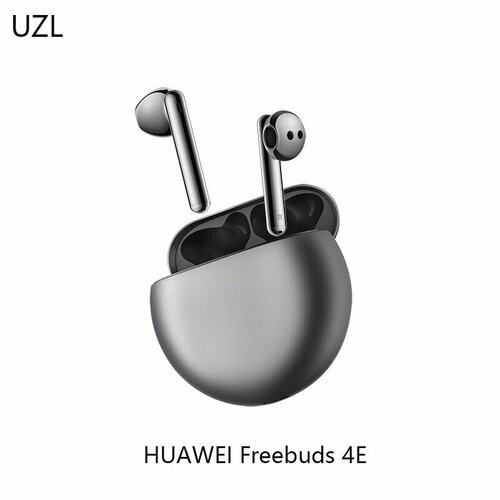Беспроводные Bluetooth-наушники HUAWEI Freebuds 4E с шумоподавлением серебристые 697100₽