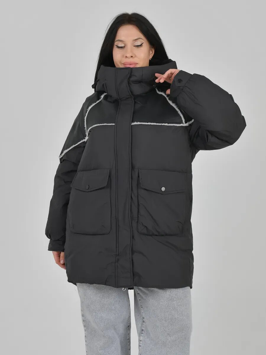 Пуховик Louren Wilton, размер 54, чёрный — фото 1