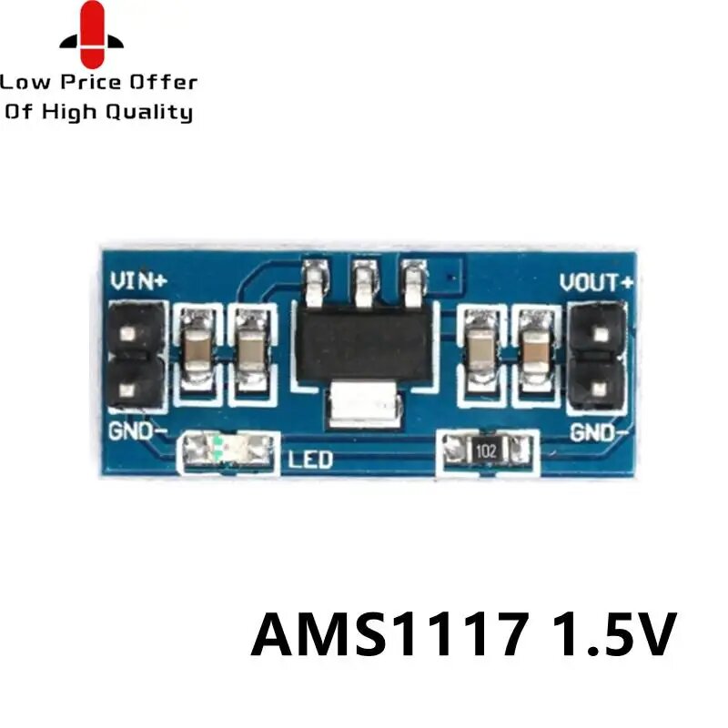 Модуль питания SAMIORE ROBOT AMS1117 3,3В, AMS1117 1.5V