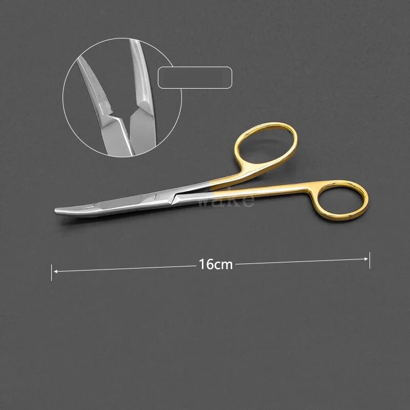 Иглодержатель с ножницами из нержавеющей стали, 16cm E