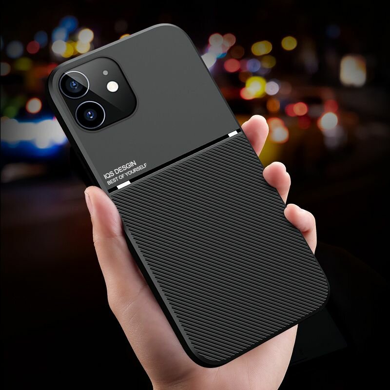 Чехол из деловой кожи MyPads для Apple iPhone 12 Mini с магнитным авто-держателем и защитой камеры