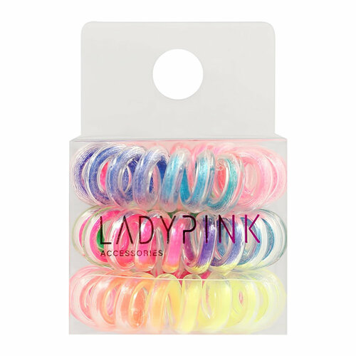 Набор резинок LADY PINK BASIC SLINKY box 3 шт