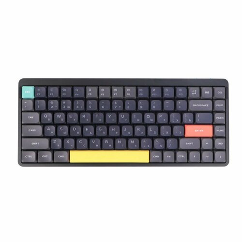 Беспроводная механическая клавиатура QMK Nuphy AIR75v2 RGB Hot Swap Red Switch черная 20130₽