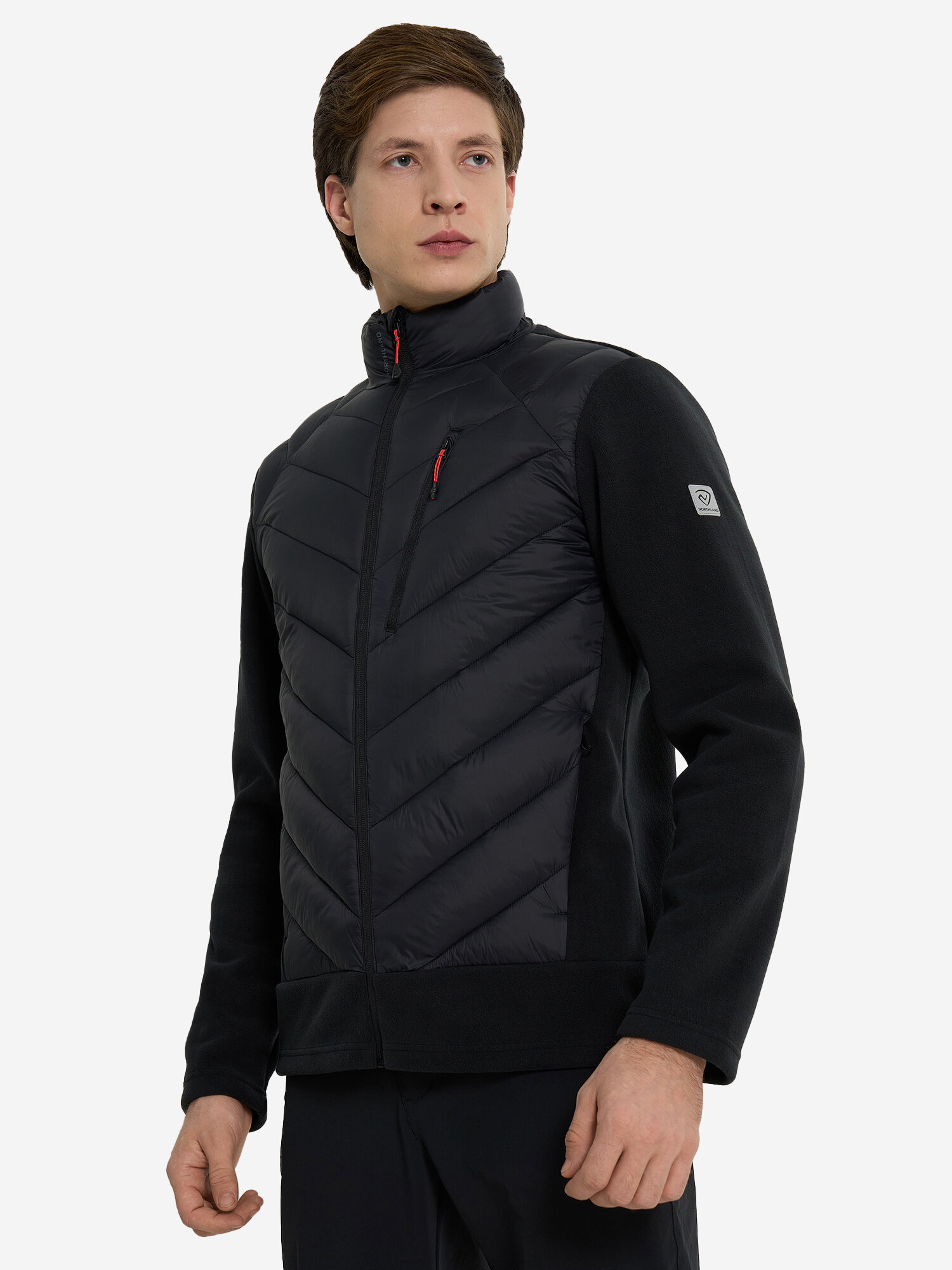 Джемпер Northland Men's Hiking Combi Fleece, размер 50, черный — фото 1