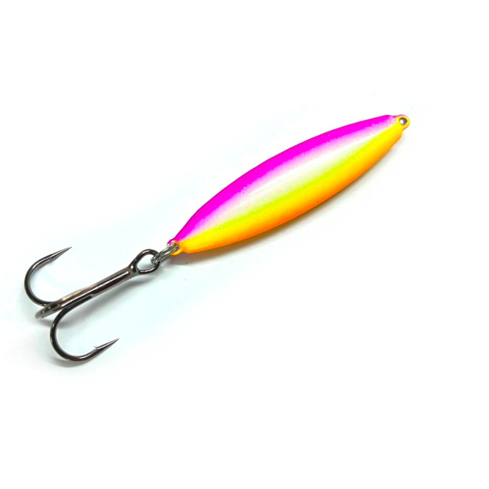 Блесна Пуля цветная для рыбалки 37 г #03 на жереха, на щуку, на судака, на окуня — фото 1