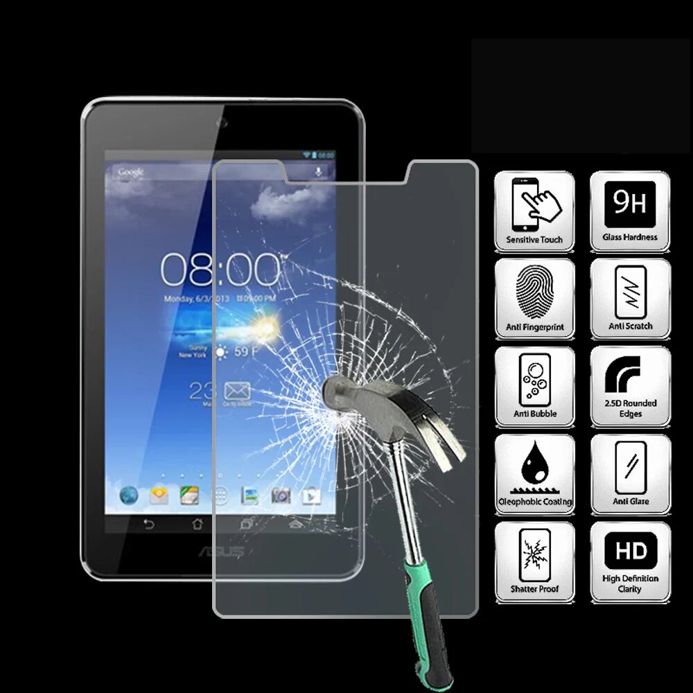 Для планшета ASUS MEMO Pad HD 7 ME173X ME173, ультра прозрачная защитная пленка из закаленного стекла, антифрикционная защитная пленка