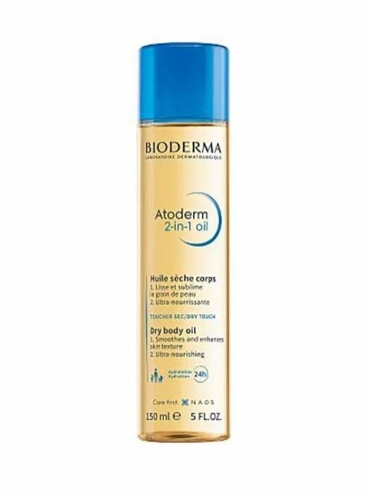 Биодерма Атодерм Bioderma Atoderm Сухое масло для тела 2в1 150 мл
