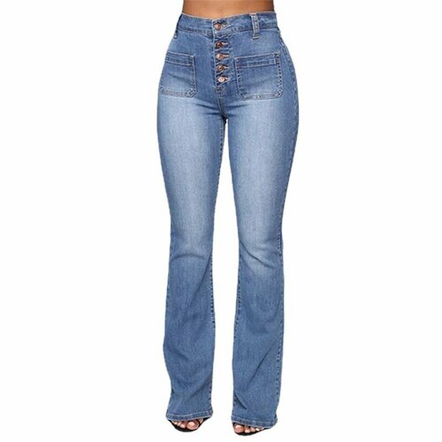 фото Джинсы классические dylwp, размер 56, light blue
