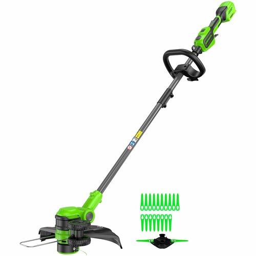 Greenworks GD24LT331, 24V, 33 см, без АКБ и ЗУ , 2113407