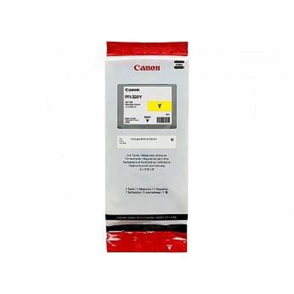 Картридж Canon PFI-320Y Картридж для Canon TM-200/TM-205/TM-300/TM-305, Жёлтый. 300 мл