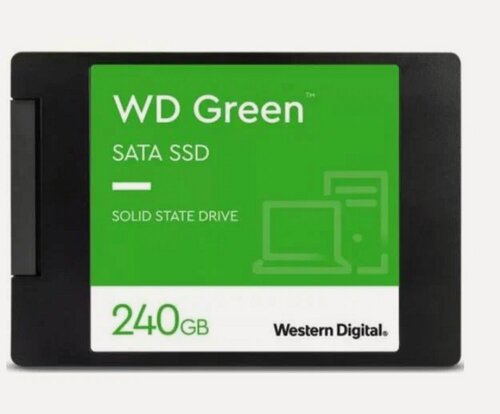 Изображение товара SSD накопитель WD Green WDS240G3G0A 240ГБ, 2.5", SATA III, SATA