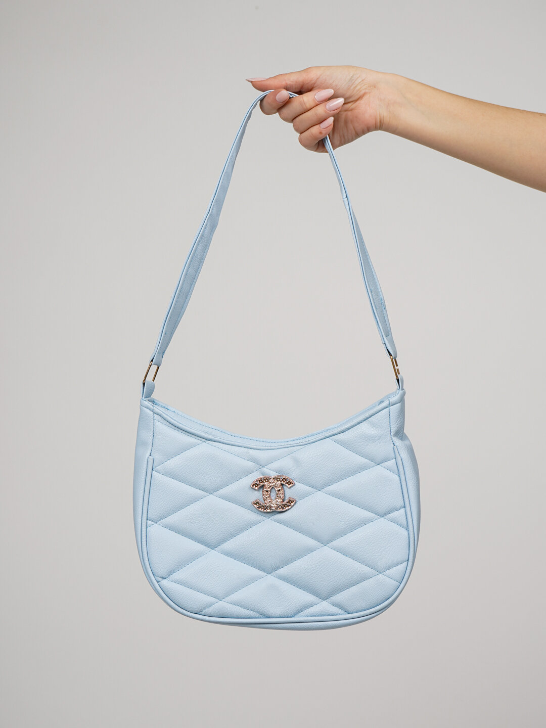 Джиббитсы для сумки  Quilted Soft Sky CC/GG Edition, небесно-голубой