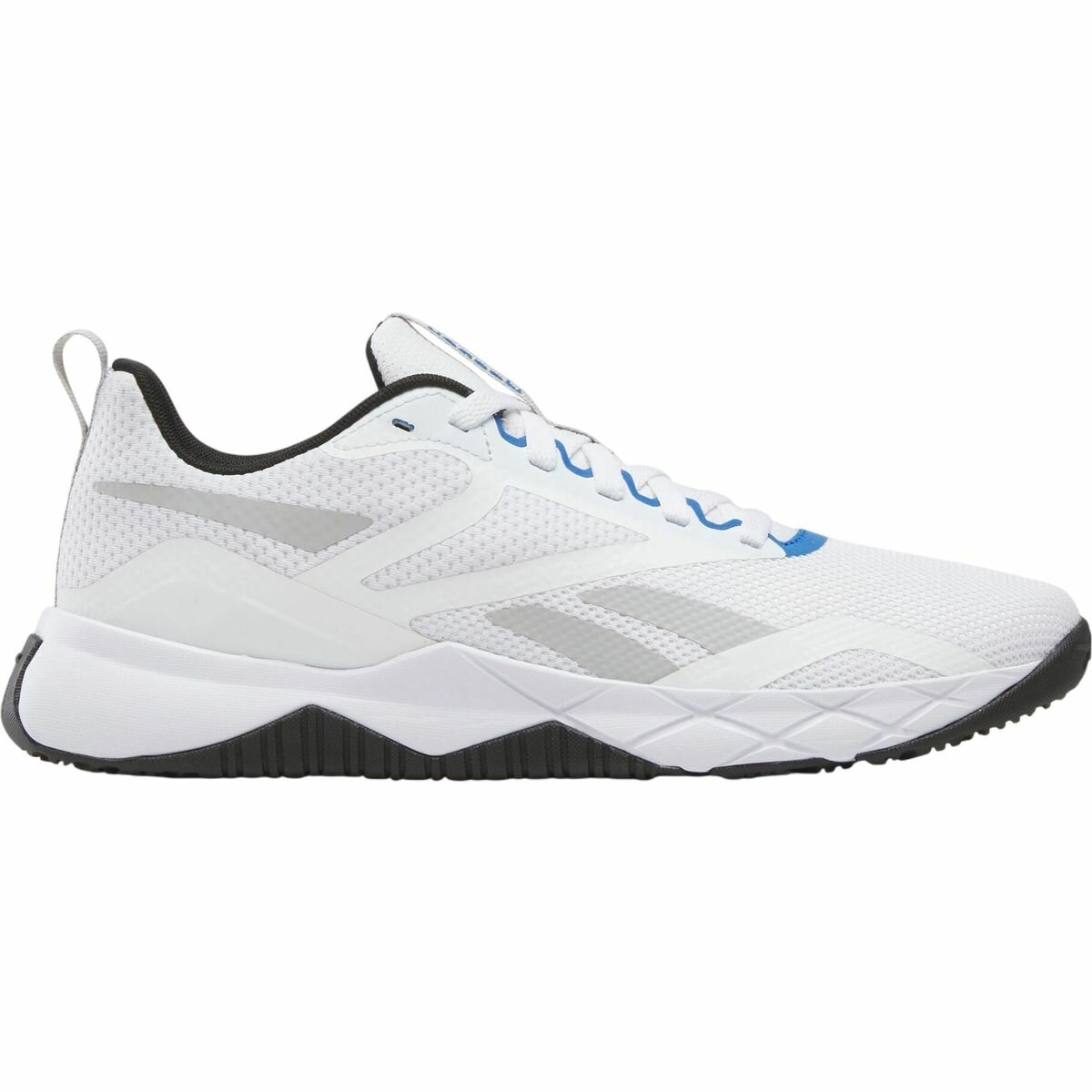 Кроссовки Reebok NFX Trainer, полнота F, размер 6,5 US, белый/черный/голубой