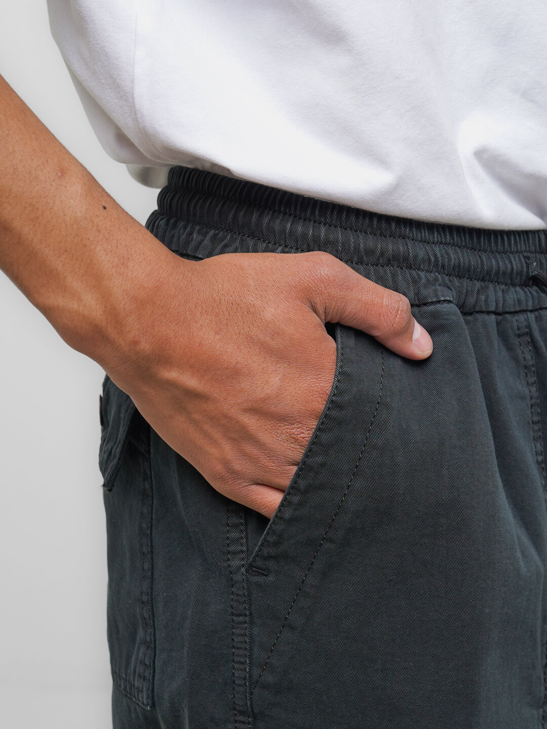 Брюки карго  карго брюки, с накладными карманами "CJ - Z3", размер 30, серый — фото 1