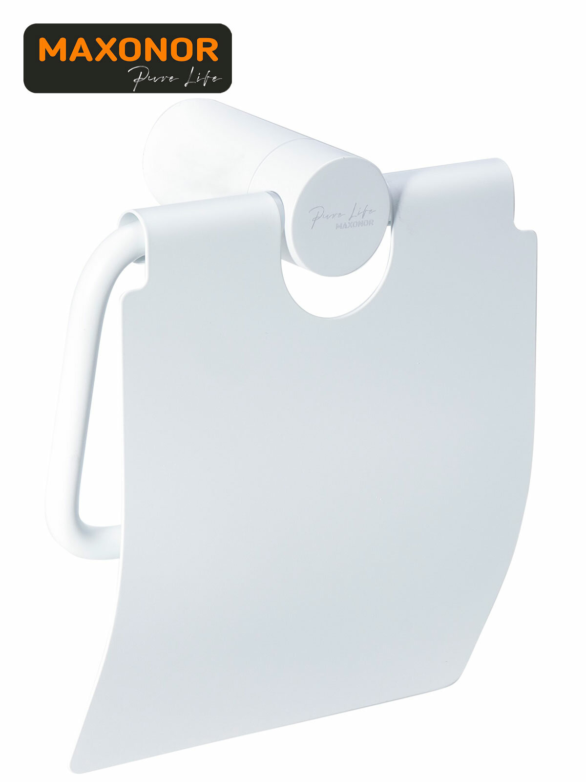 Бумагодержатель для туалета Maxonor PURE LIFE SHADE PL1703 1 8 белый матовый Латунь