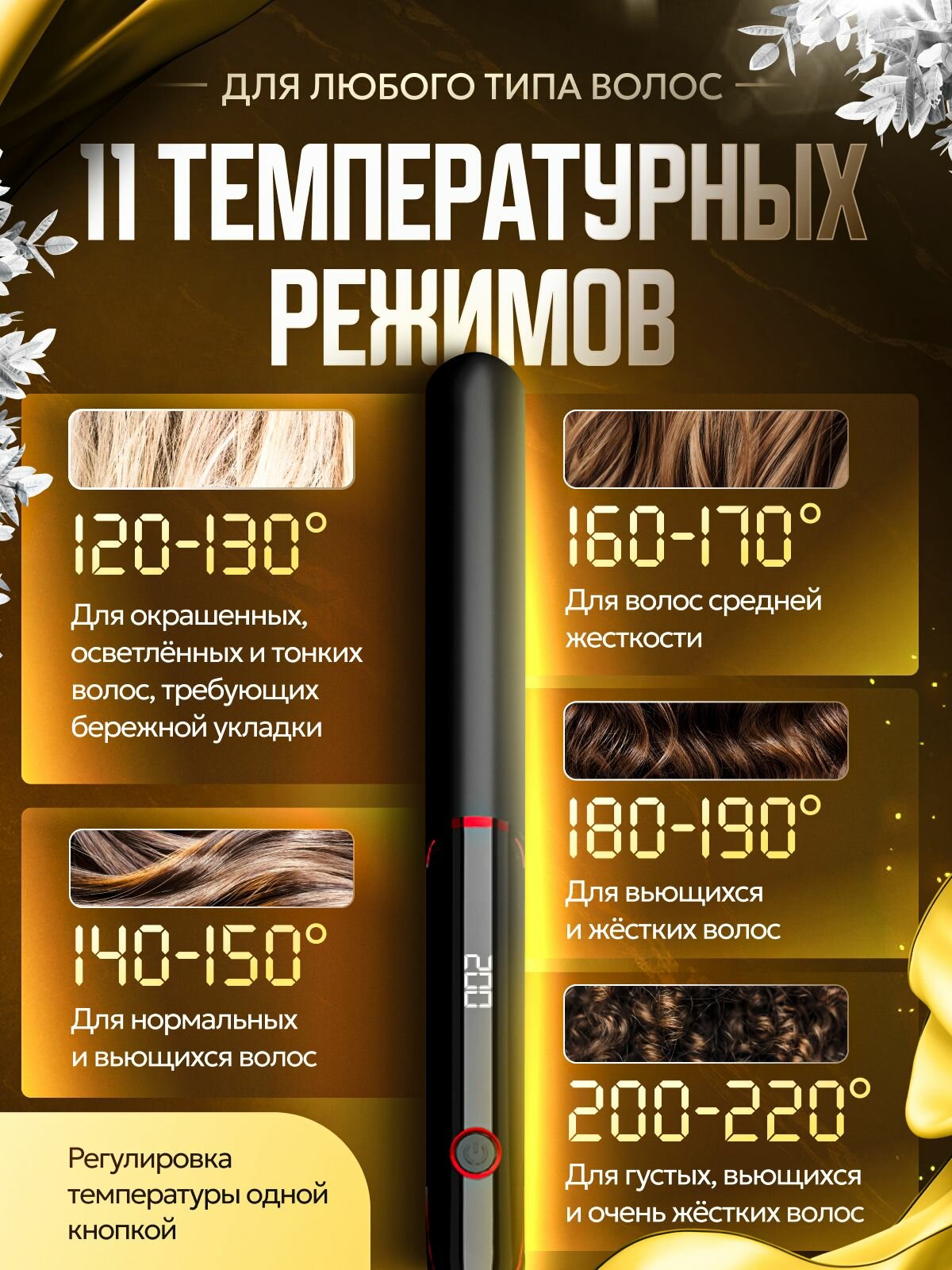 Крупный план керамических пластин утюжка Xiaomi с турмалиновым напылением