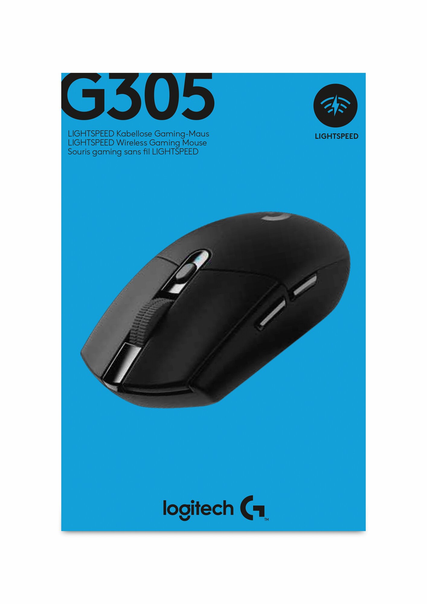 Мышь LOGITECH G305 LIGHTSPEED Wireless Gaming Mouse - BLACK - EER2