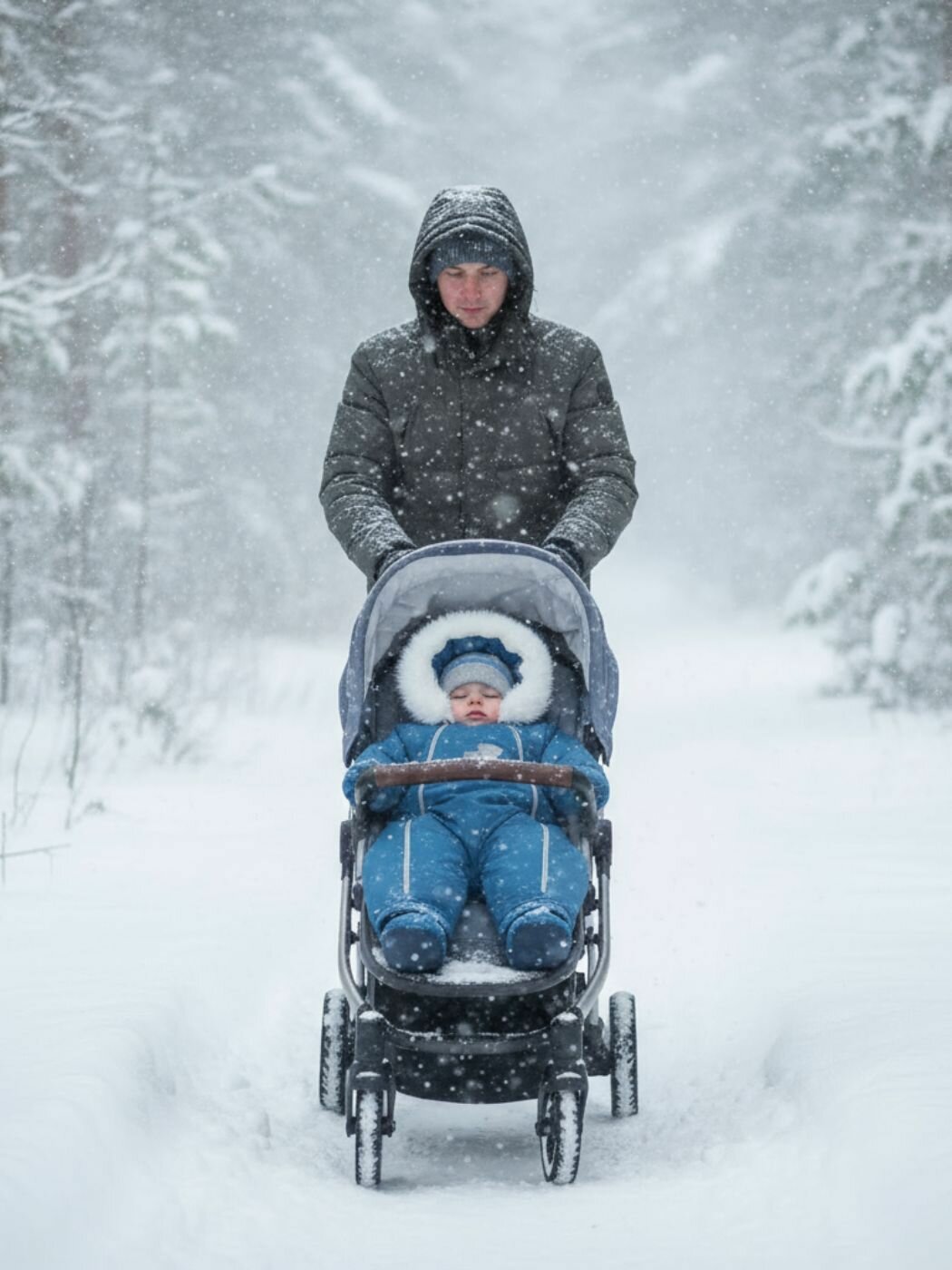 Комбинезон утеплённый MaLeK BaBy 267шм/2, размер 68, , индиго — фото 1