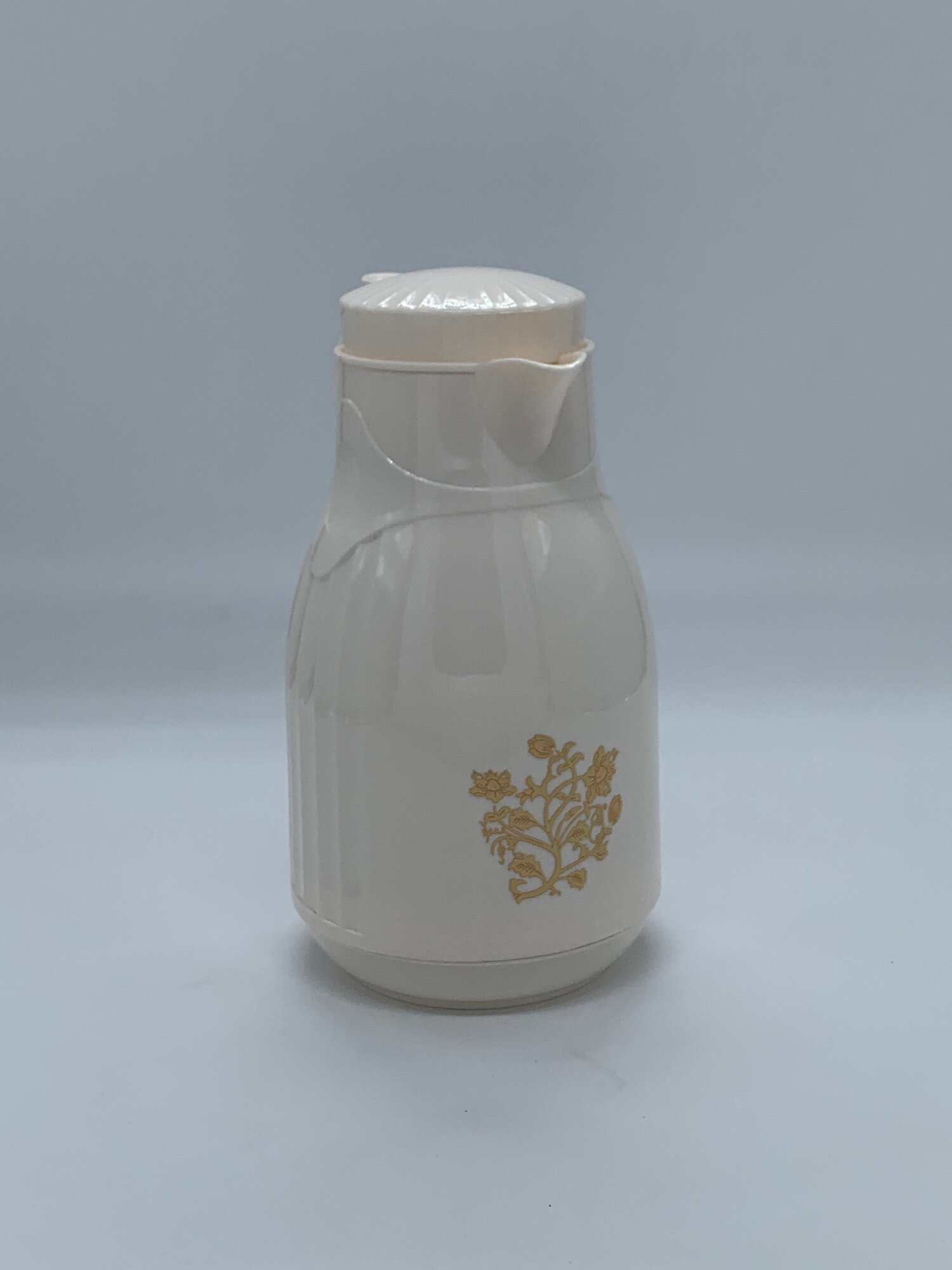 Термос MIX PODAROK, 1л, с золотой крышкой, сохраняет тепло 12-24 часа, для кофе, чая, воды