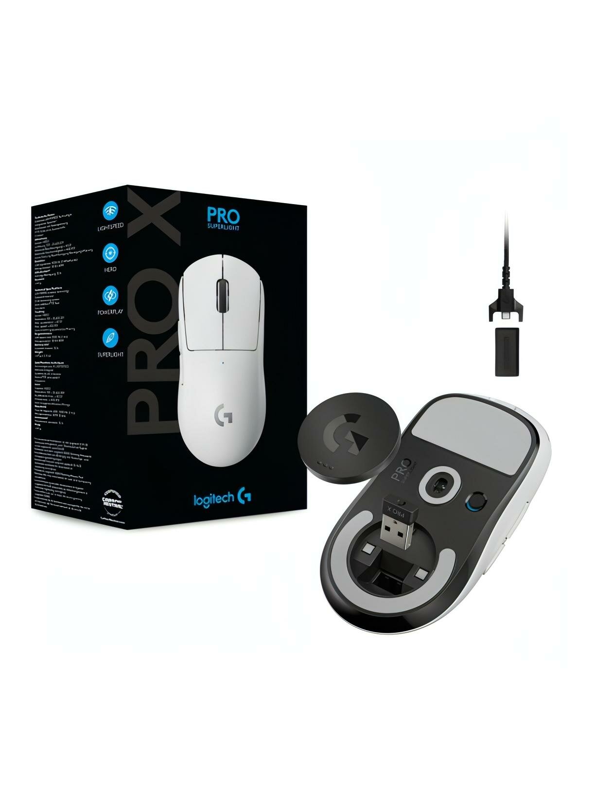 Игровая мышь Logitech G PRO X Superlight White — фото 1