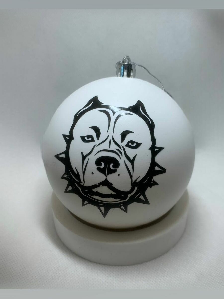 Елочный шар пластиковый 