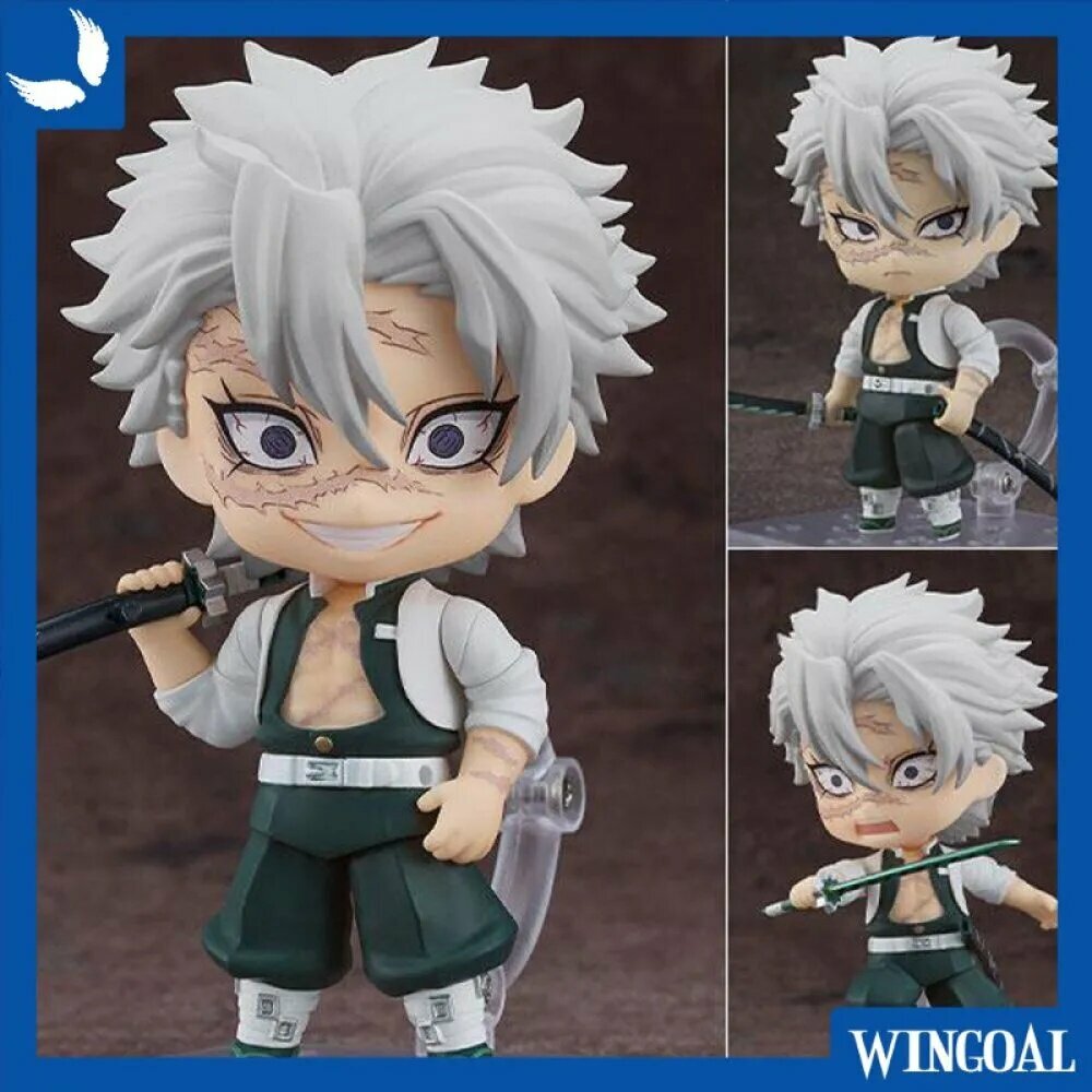 Фигурка Нендороид Клинок рассекающий демонов Санэми Синадзугава / Demon Slayer Sanemi Shinazugawa Подарок для фаната