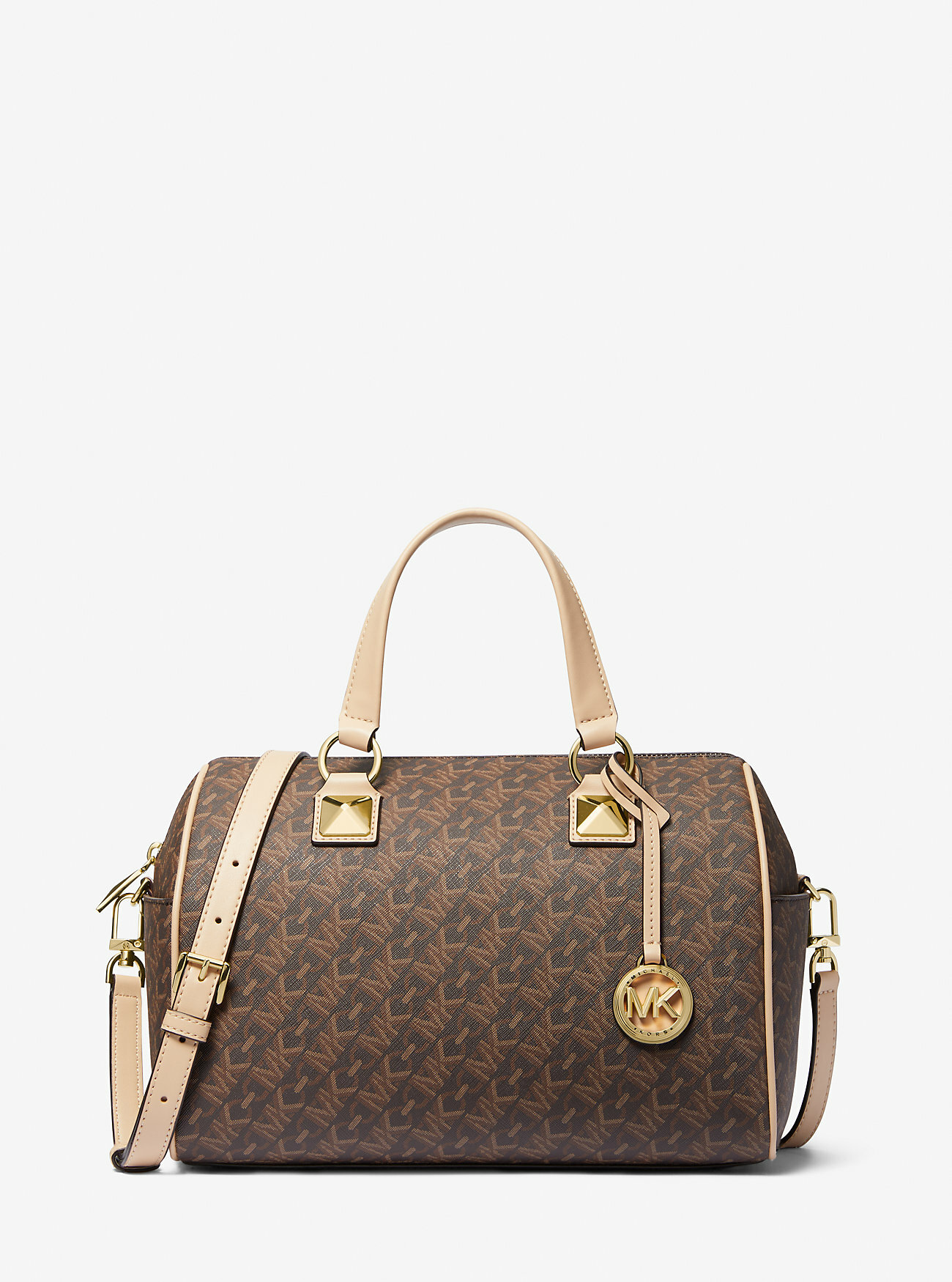 Сумка сэтчел MICHAEL KORS Grayson Medium Empire Signature Logo Satchel