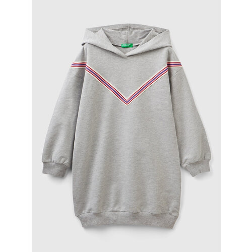 фото Платье united colors of benetton, размер 160 (el), серый