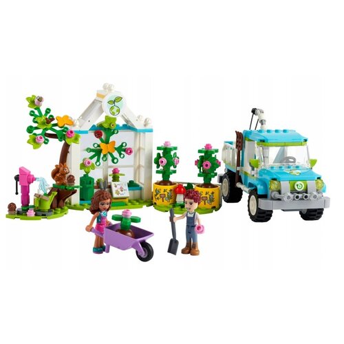 lego 41707 tree planting vehicle Конструктор LEGO Friends 41707 Машина для посадки деревьев, 336 дет.