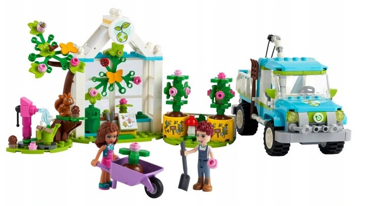 Конструктор LEGO Friends 41707 Машина для посадки деревьев, 336 дет.