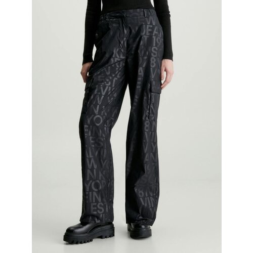 Брюки Calvin Klein Jeans, размер L, черный брюки calvin klein jeans размер xl черный