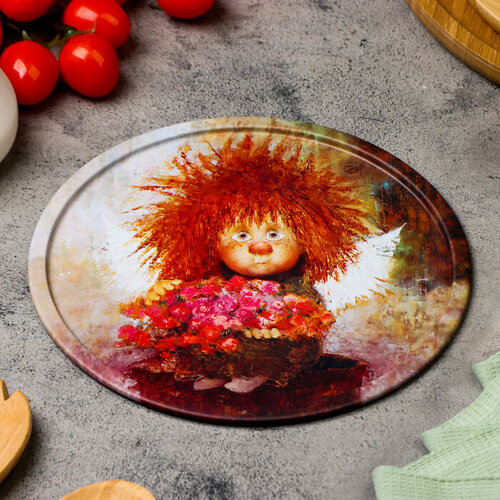 Поднос Как хороши были розы 20 х 04 х 032 см металл 492₽