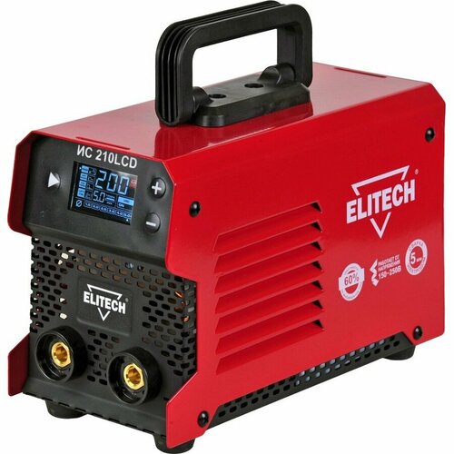 Сварочный инверторный аппарат ELITECH ИС 210LCD арт 202199 867600₽
